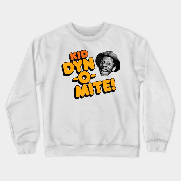 Kid Dyn-O-Mite Crewneck Sweatshirt by darklordpug